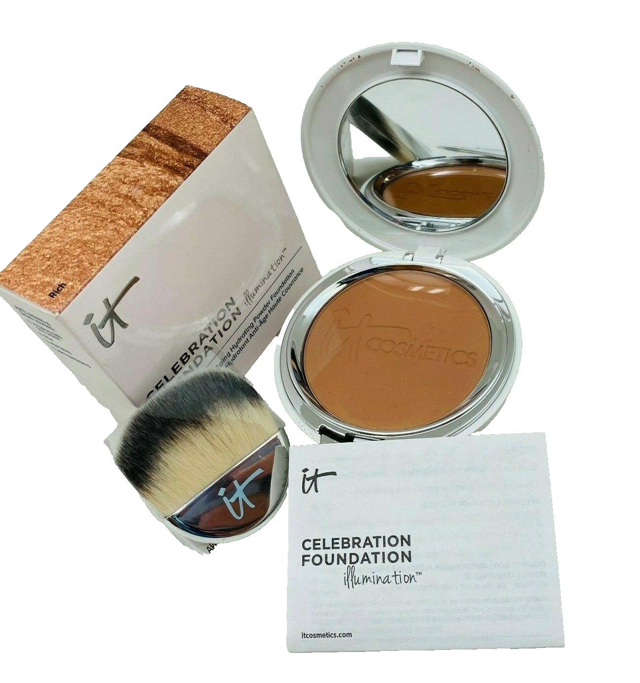 It Cosmetics Celebration Foundation Illumination #RICH – 0.30oz/9g – ~sale~