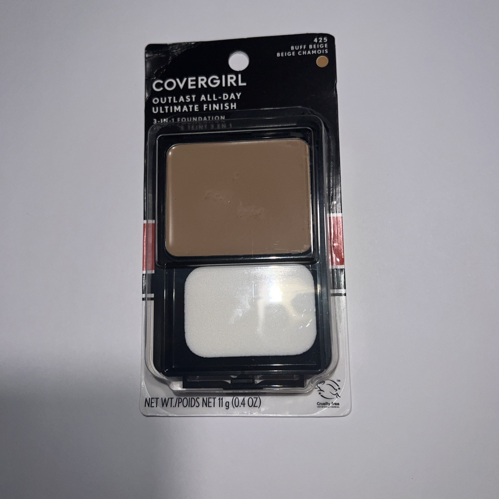 CoverGirl Outlast All-Day Ultimate Finish 3-in-1 Foundation, Buff Beige 425,
