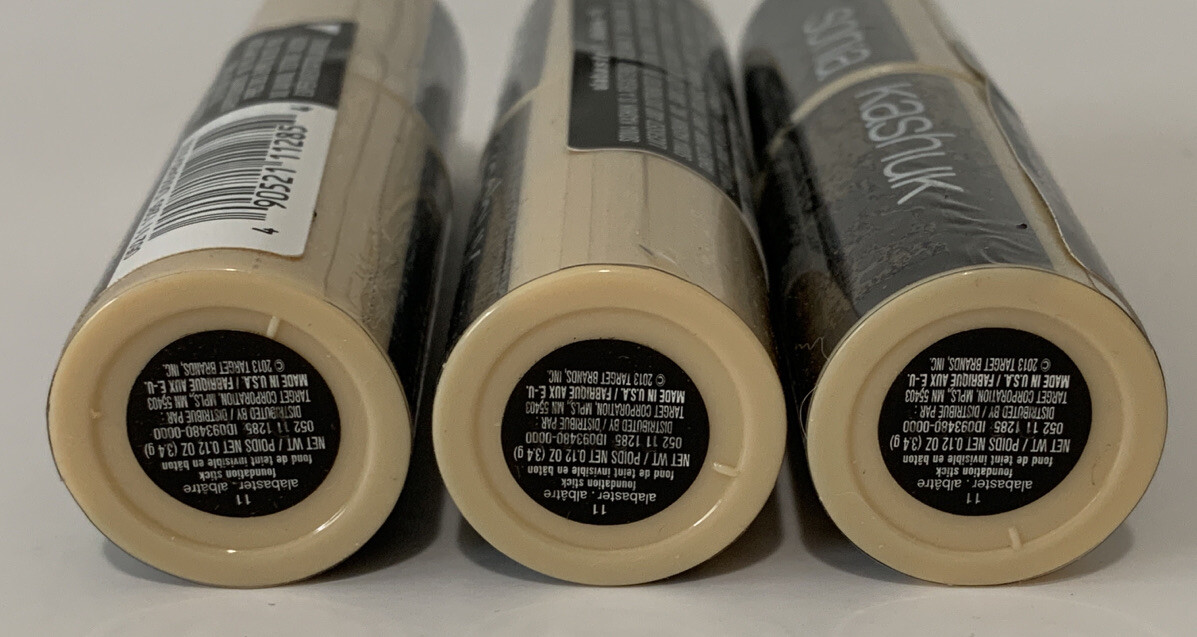 Pack of 3 – Sonia Kashuk Undetectable Foundation Stick Alabaster 11