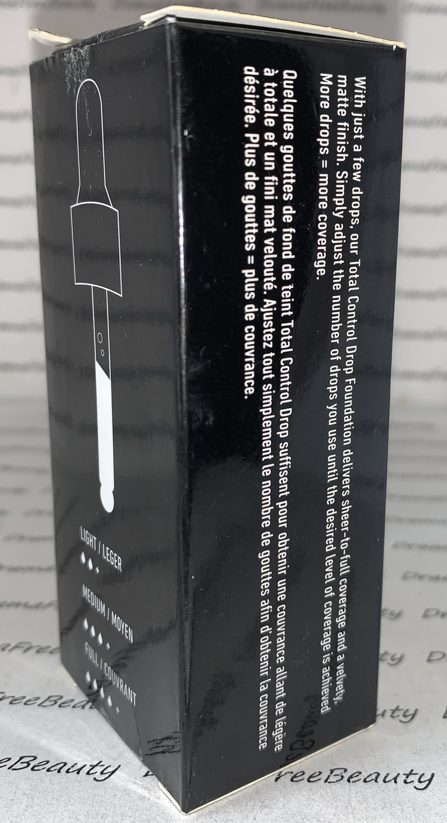 NYX Total Control Pro Drop Skin-Buildable Vegan Foundation TCDF06.5 * NUDE * New