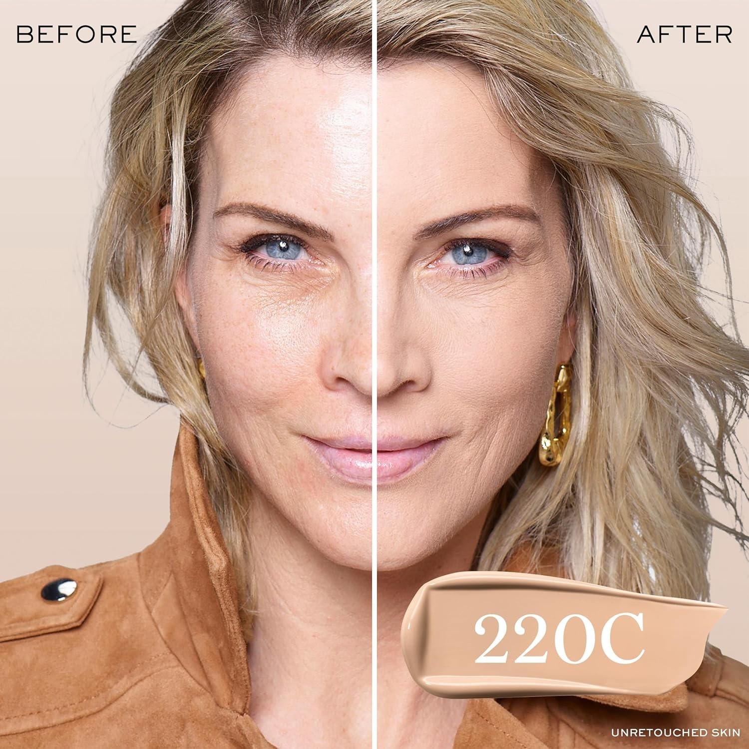 Buildable Full Coverage Foundation – Waterproof for All Skin Types, Travel-Sized