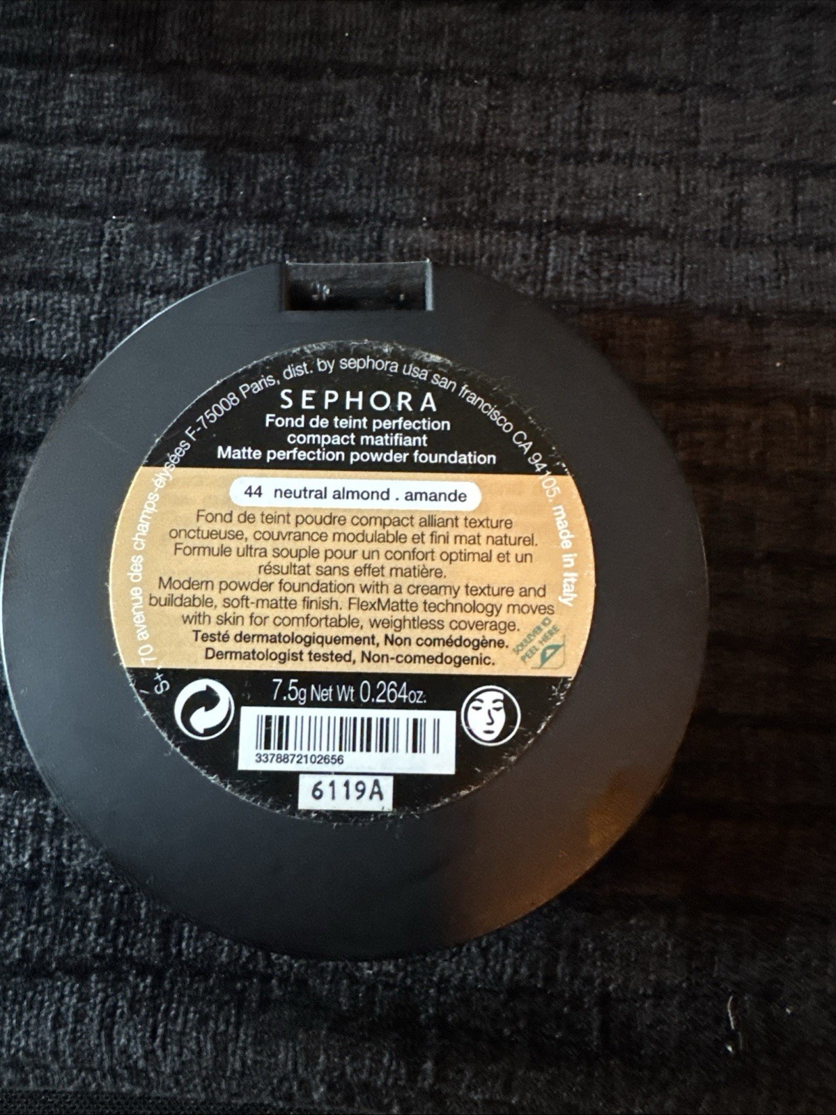 NEW Sephora Matte Perfection Powder Foundation 48 Golden Almond 0.264oz Sealed