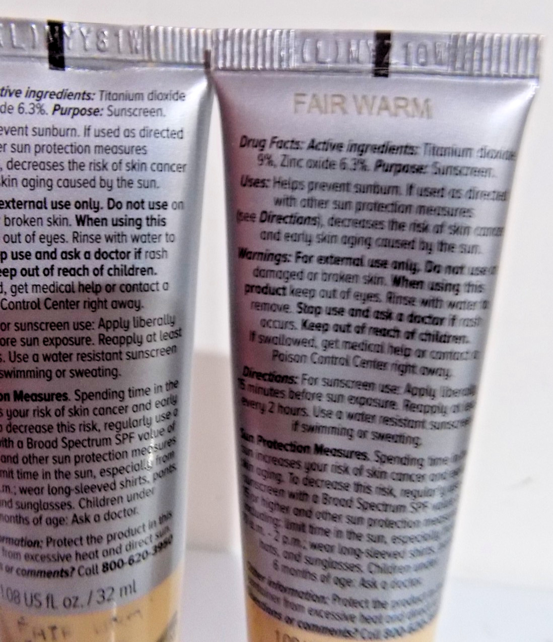 2~IT CC+ Color Correcting Cream ~Fair Warm~ 1.08oz EXP.(8/26 & 10/27)