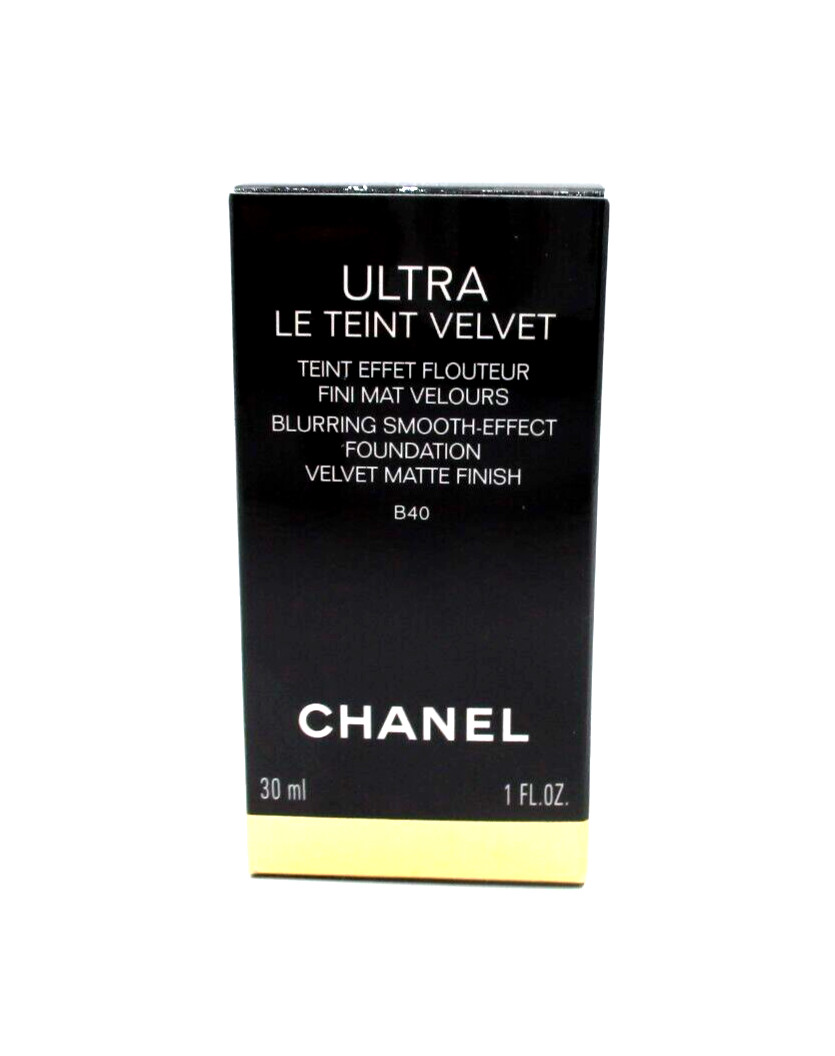 Chanel Ultra Blurring Smooth Effect Foundation Velvet Matte Finish ~ B40 ~ 1 oz