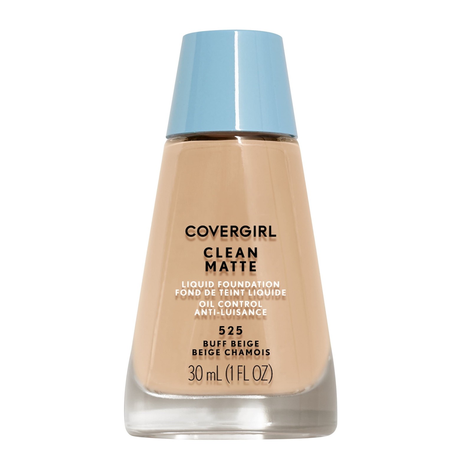 COVERGIRL Clean Matte Liquid Foundation, 525 Buff Beige
