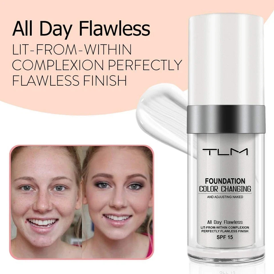 2X TLM Pro Classic Colour Changing Foundation Magic Flawless Concealer Makeup