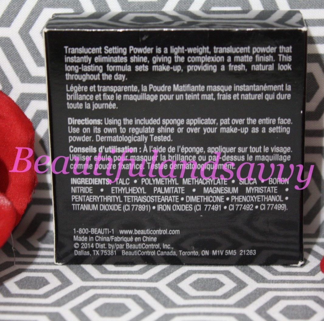 BeautiControl Translucent Setting Powder (Gold compact edition)