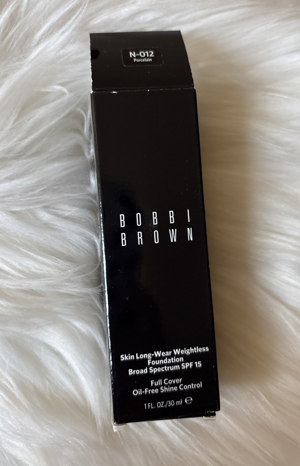 Bobbi Brown Skin Foundation SPF 15 ~ N-012 PORCELAIN ~ 1oz/30ml Full Size NIB