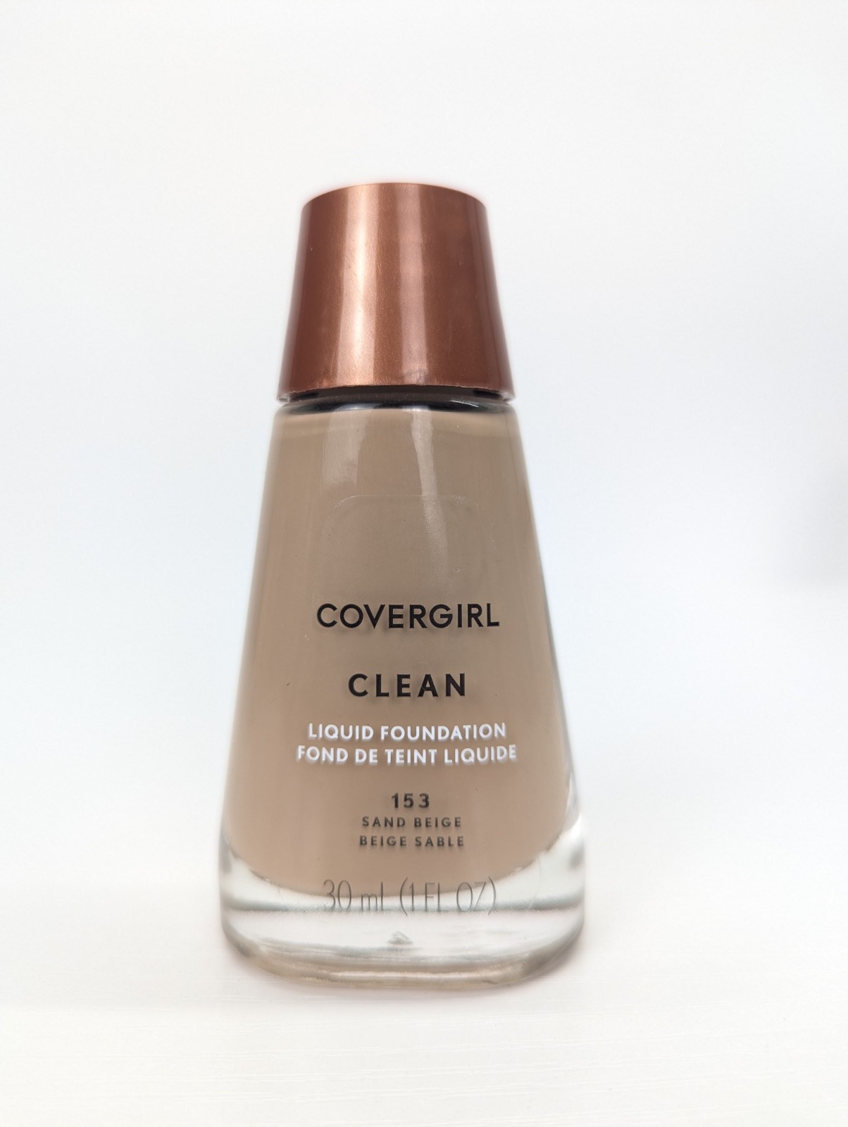 Covergirl Clean Liquid Foundation 153 Sand Beige 30mL / 1oz