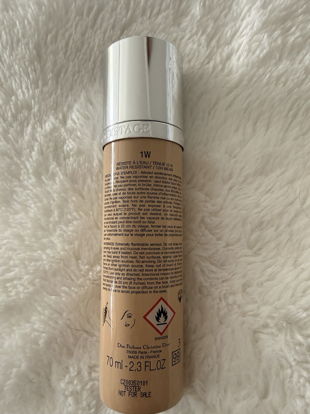 Dior BACKSTAGE Airflash Foundation Spray – Neutral, 2.3oz