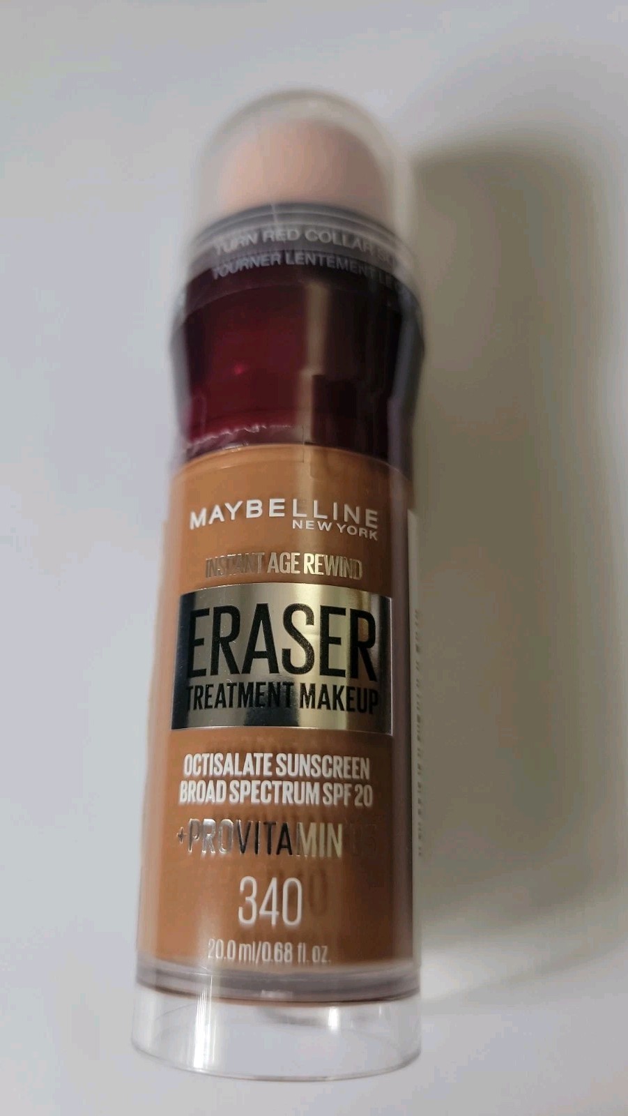 NEW Maybelline Instant Age Rewind Eraser Treatment Makeup #340 .68oz./20ml
