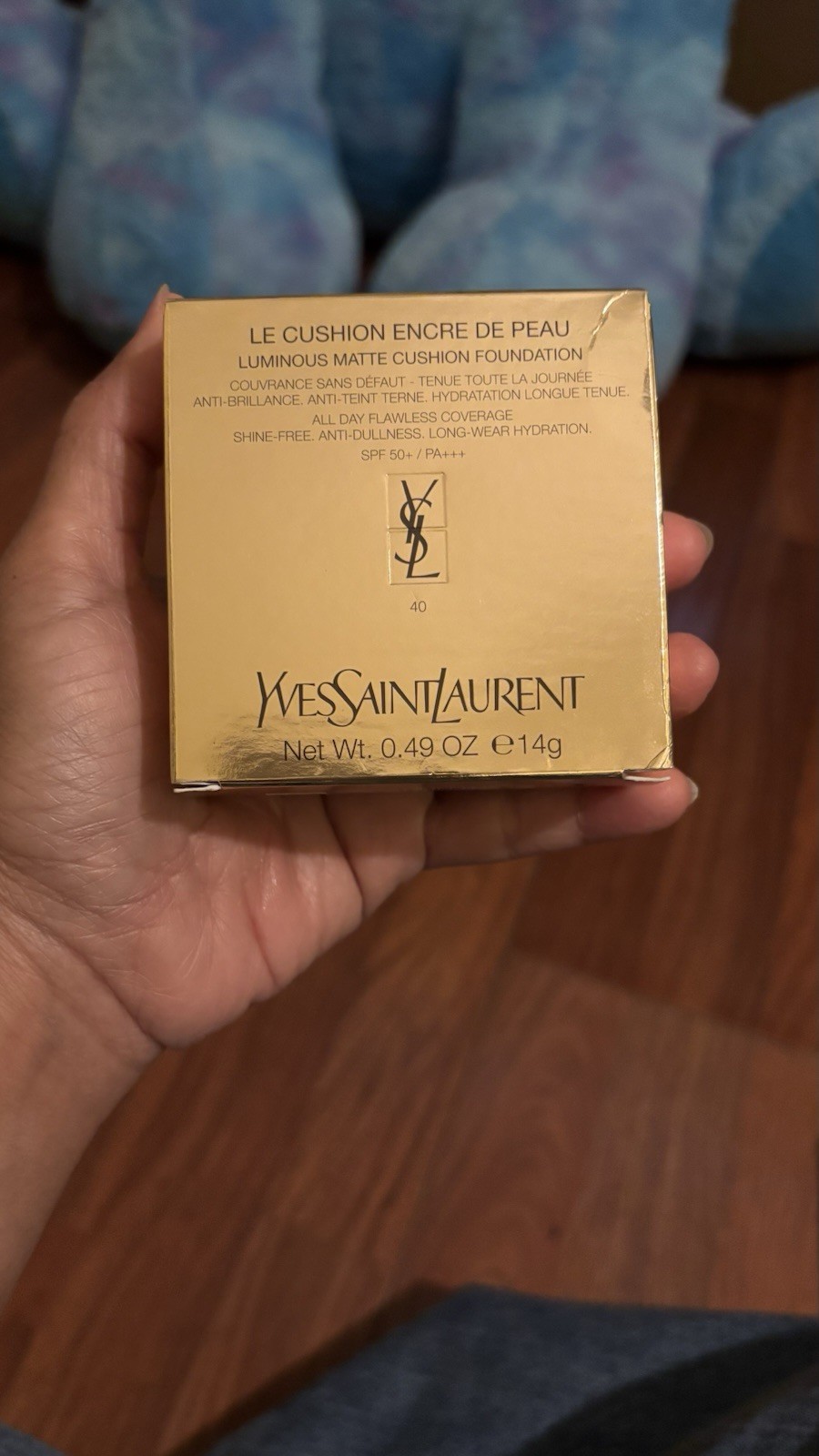 Yves Saint Laurent Le Cushion Encre de Peau Foundation Shade 40 SPF 50+ PA+++