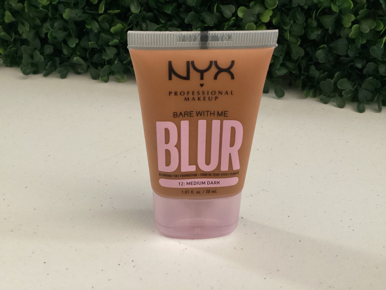NYX Bare With Me Blur Foundation 12 Medium Dark