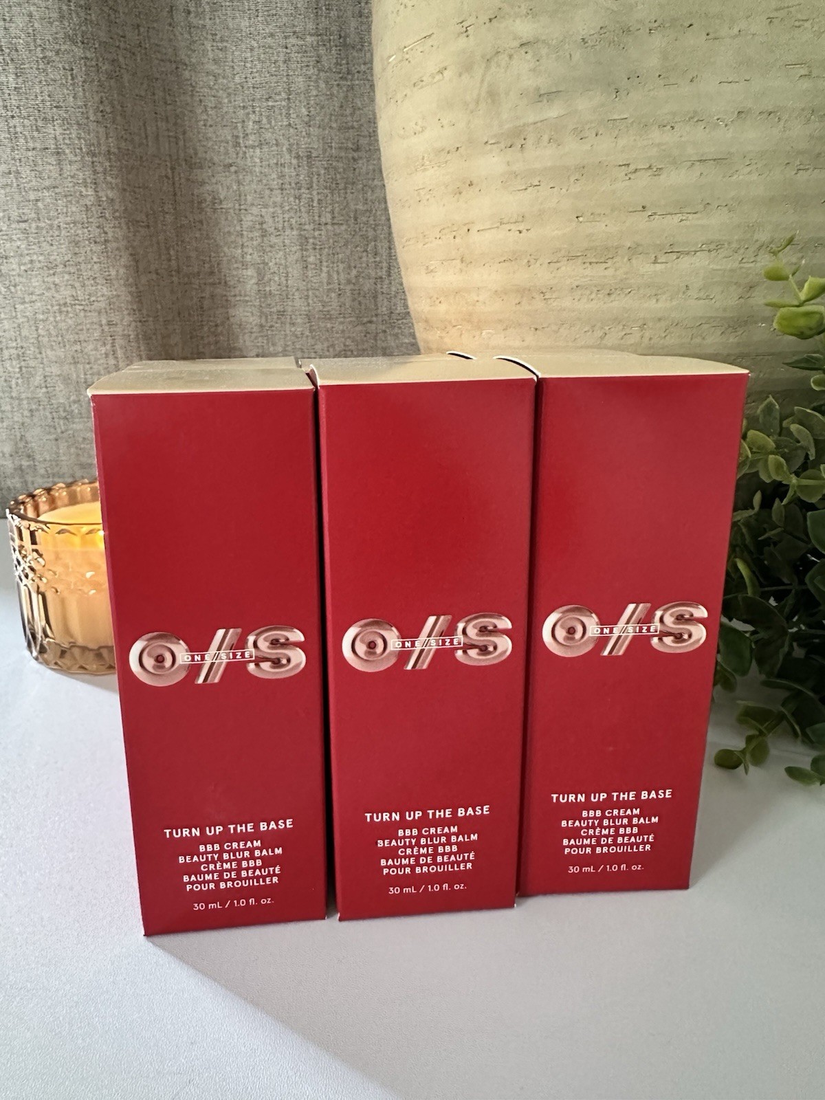 Lot of 6 One Size O/S Turn Up The Base BBB Cream FAIR 2 Rosy Undertones