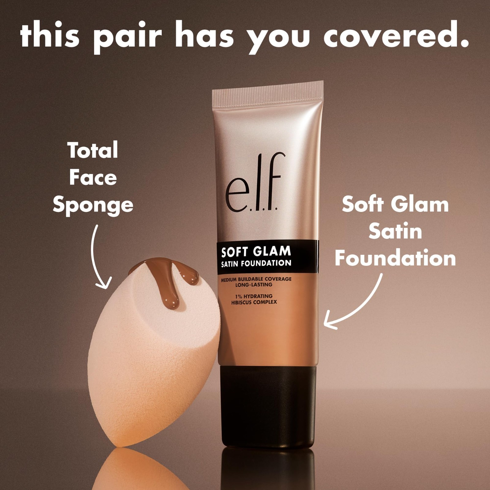 Medium Coverage Buildable Foundation – Long-Lasting Satin Finish, Vegan, 21 Ligh