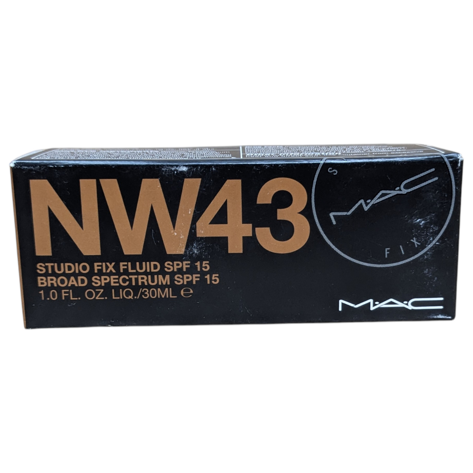 MAC Studio Fix Fluid 24-Hour Wear Buildable SPF 15 Foundation – NW43 – 30ml