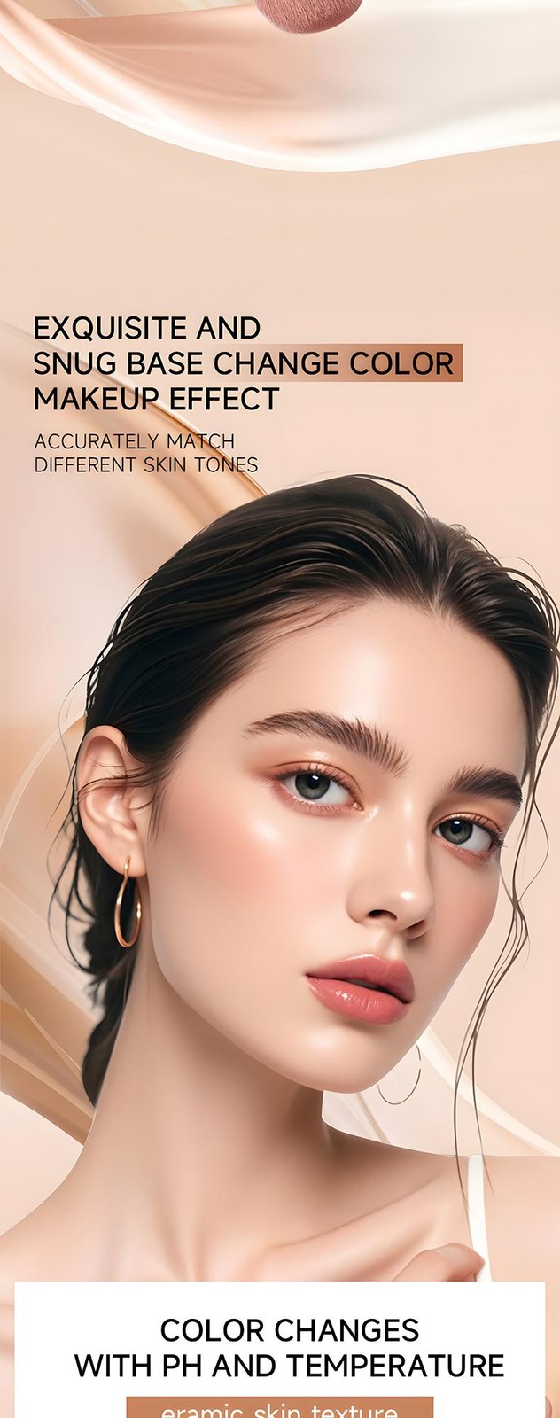 O’cheal Temperature Changing Foundation Stick, Matte Full Coverage Cream