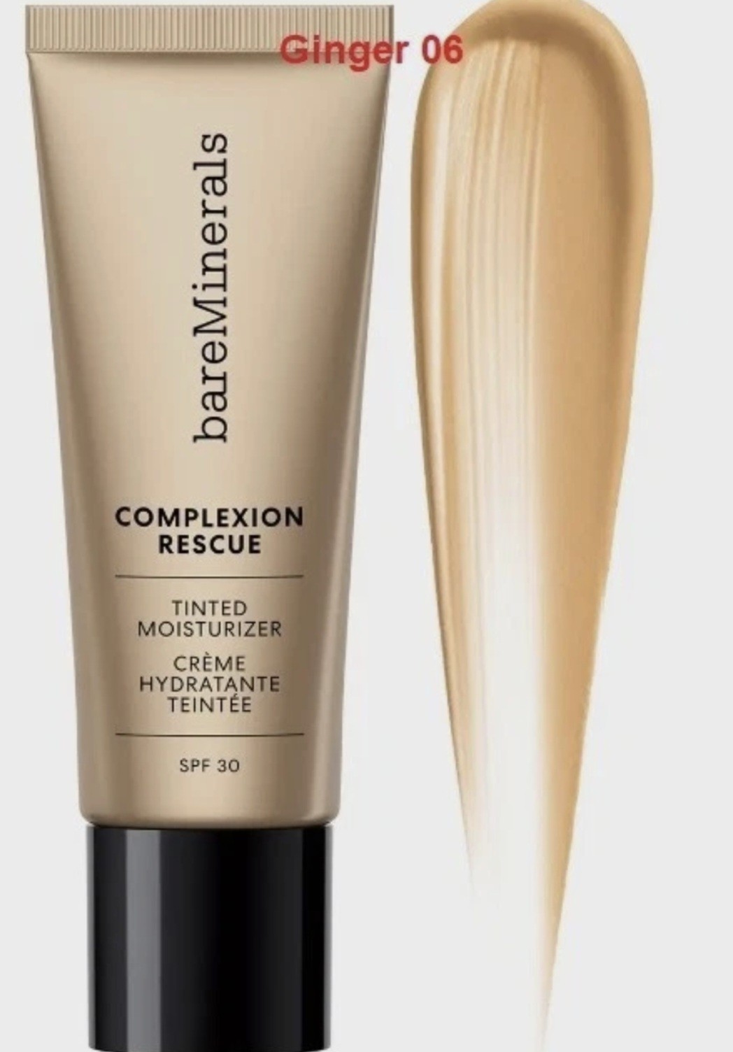 BareMinerals Complexion Rescue Tinted Moisturizer Shade Ginger 06 New In Box 🔥