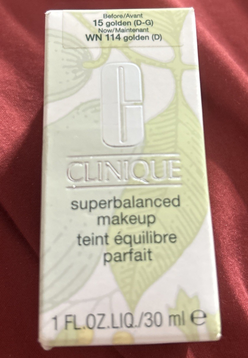 Clinique Superbalanced Makeup – WN 114 Golden (D) 1oz/30ml New