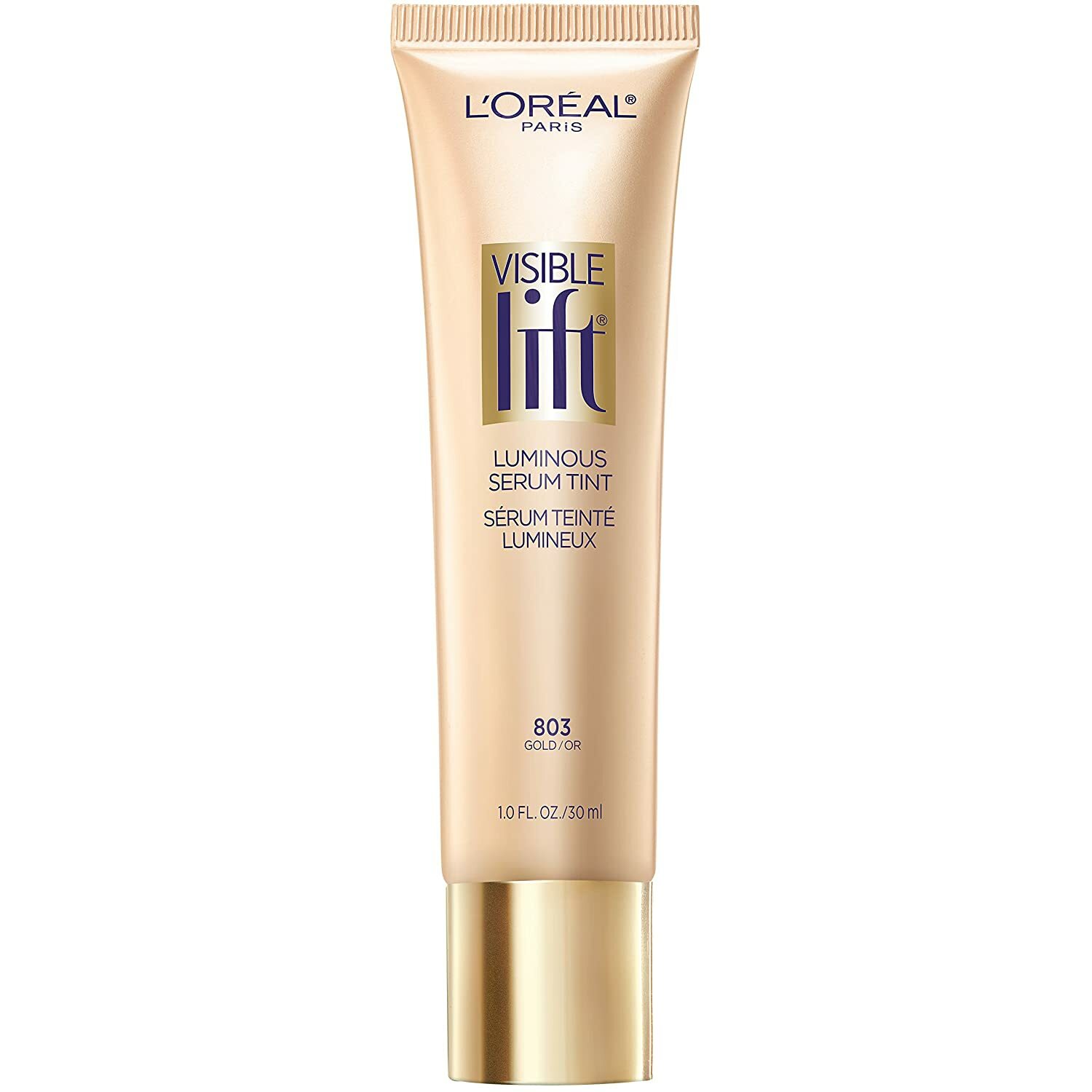 LOreal Paris Visible Lift Luminous Serum Tint – Gold – 1 Fluid Ounce
