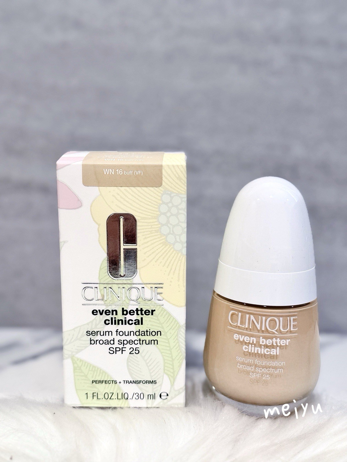 ~WN 16 Buff(VF)~ Clinique Even Better Clinical Serum Foundation SPF 25, 1oz/30ml