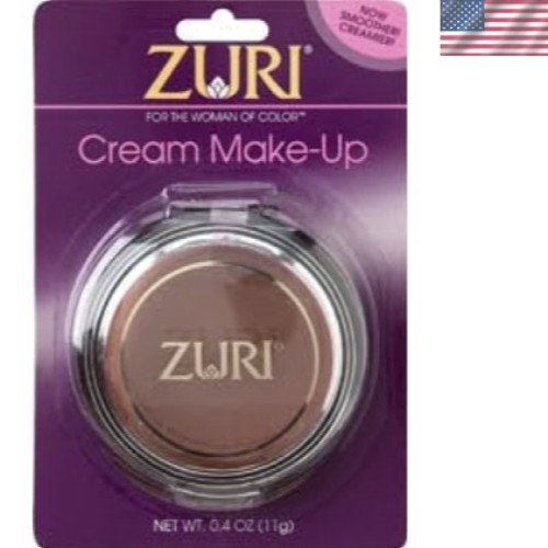 Natural Honey Brown Cream Makeup with Oil-Control Technology for Deep Skin Tones