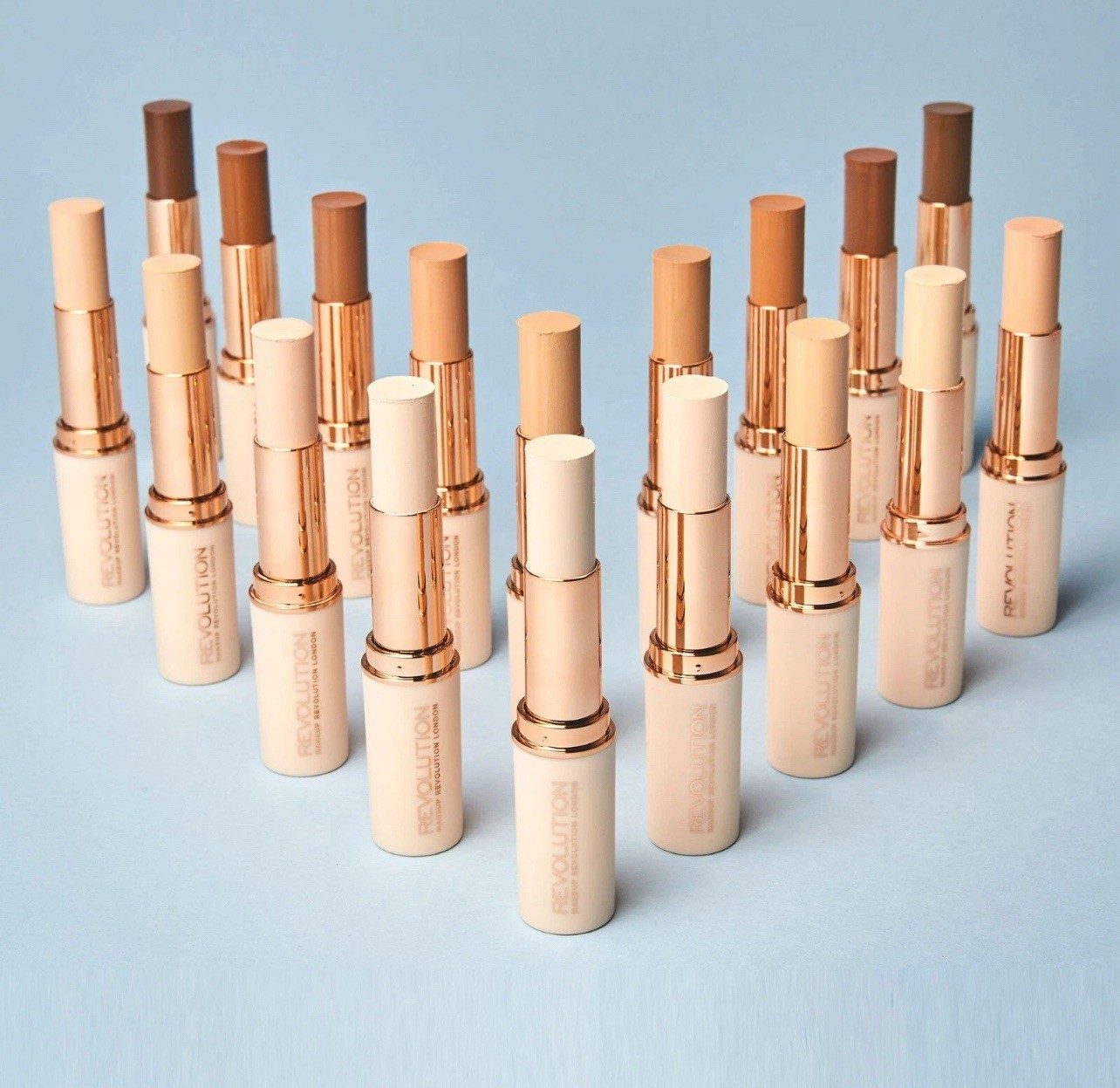 Makeup Revolution Beauty Fast Base Stick Foundation Travel Easy Clean Beauty F3