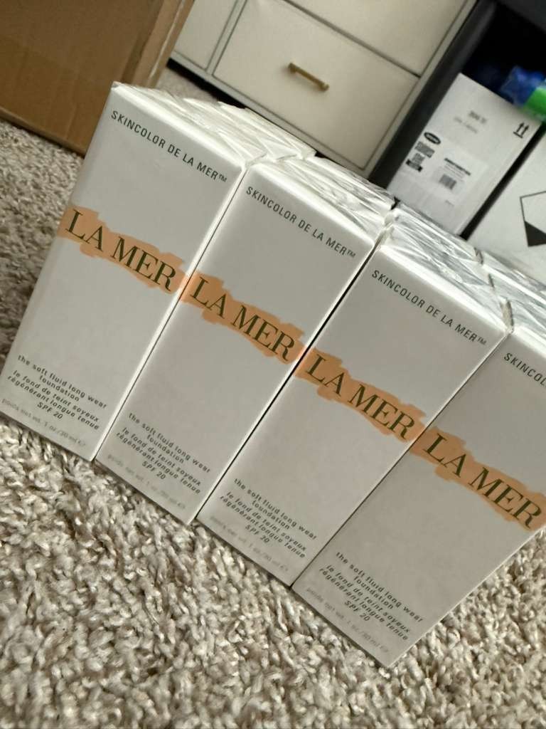 2X La Mer The Soft Fluid Long Wear Foundation SPF 20 30ml / 1oz Factory sealed