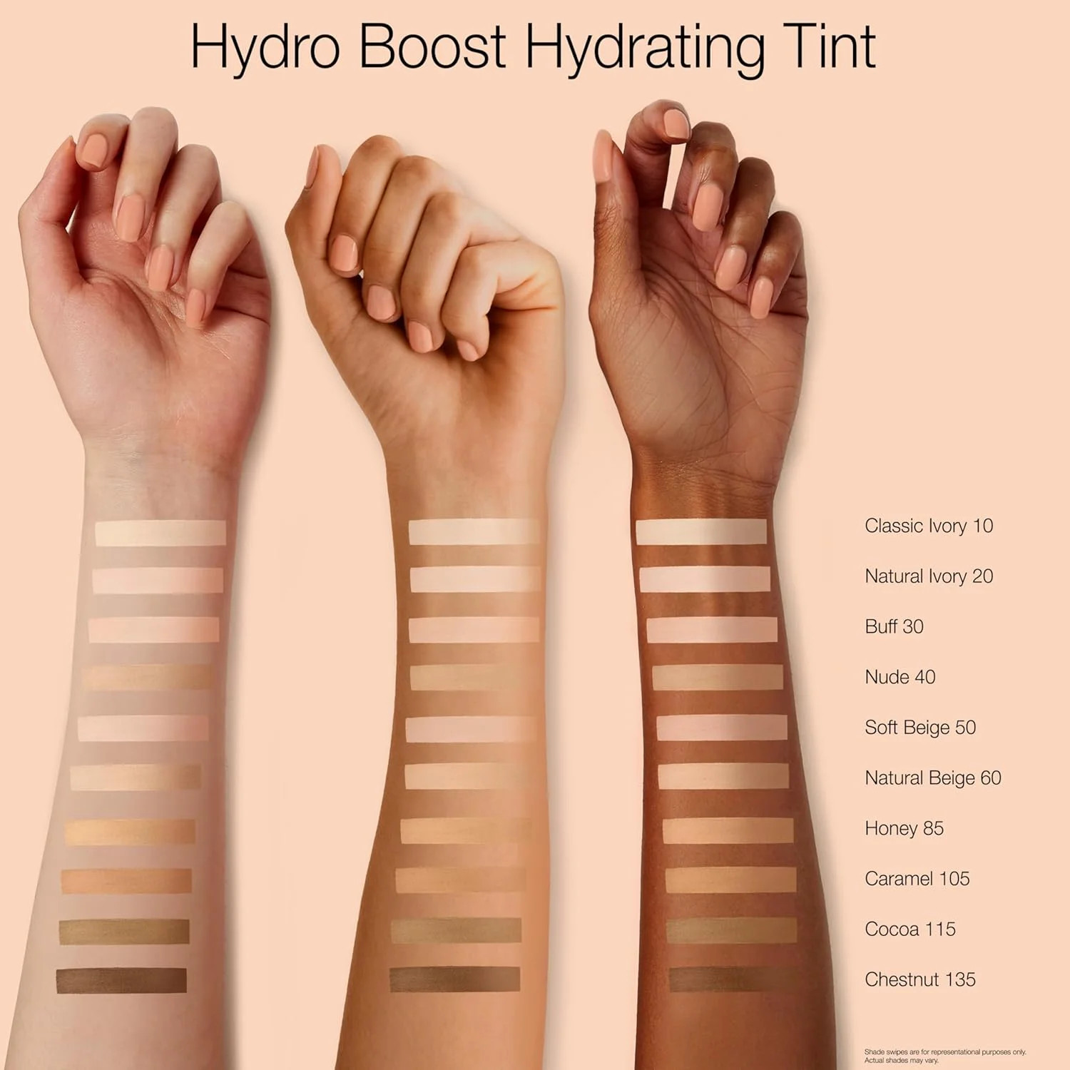 Neutrogena Hydro Boost Hydrating Tint Foundation Makeup for Dry Skin, with Hyalu