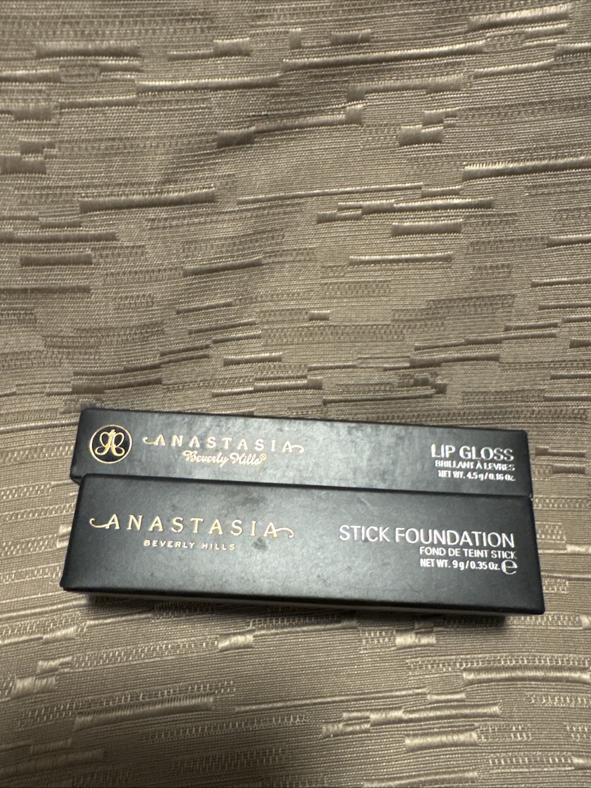 LOT OF 2- Anastasia Stick Foundation MINK .35 oz & DOLLHOUSE Lip Gloss .16 oz #2