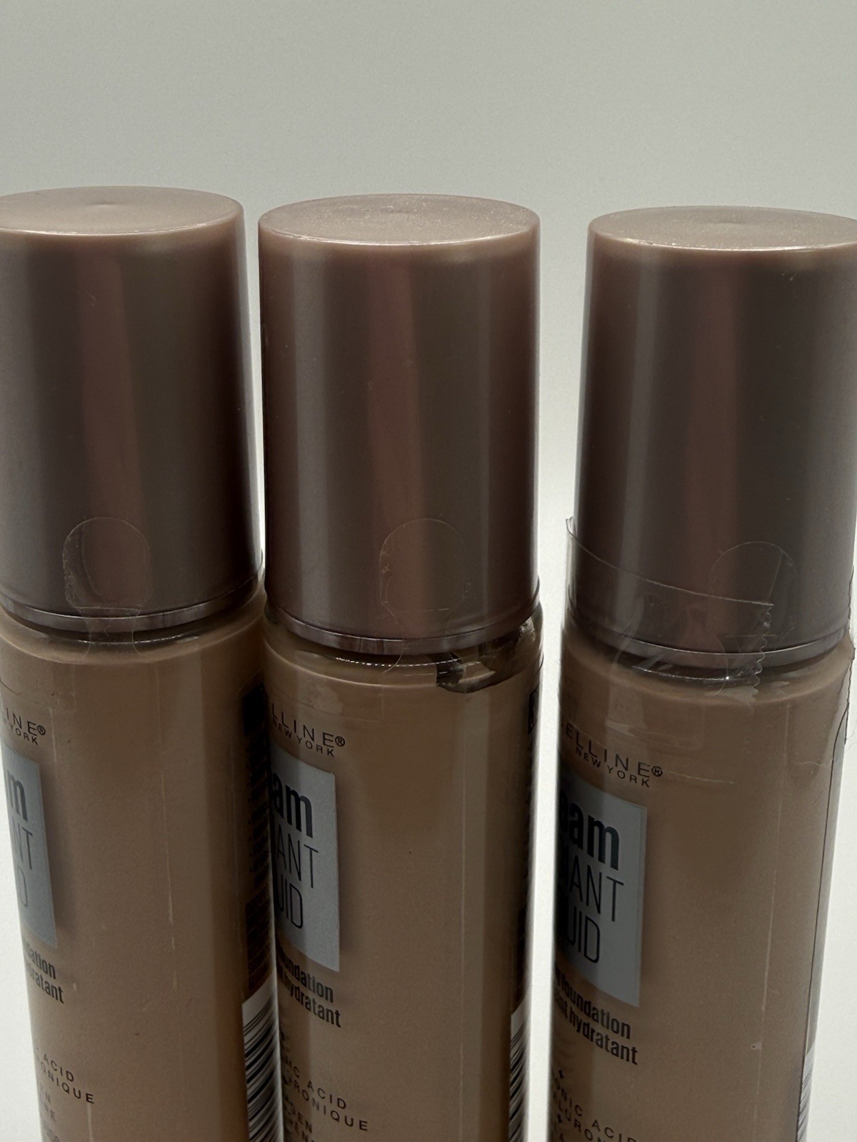 Lot of 3 Maybelline Dream Radiant Liquid Foundation Ivory Beige 30