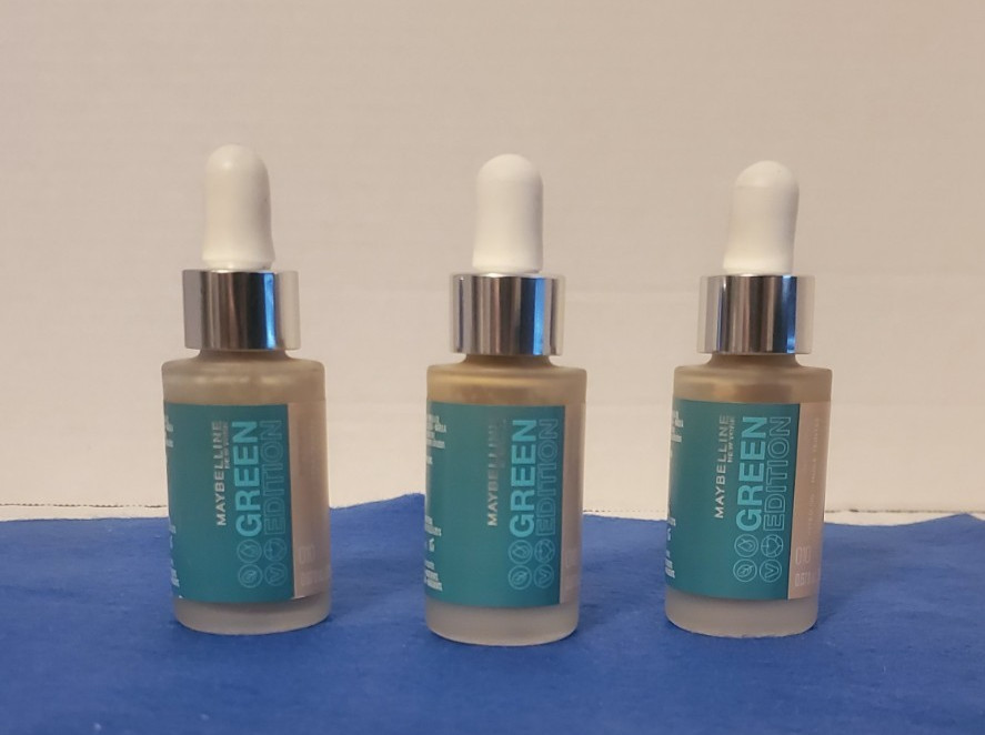 3 Bottles Maybelline Green Edition Superdrop Tinted Oil, #010