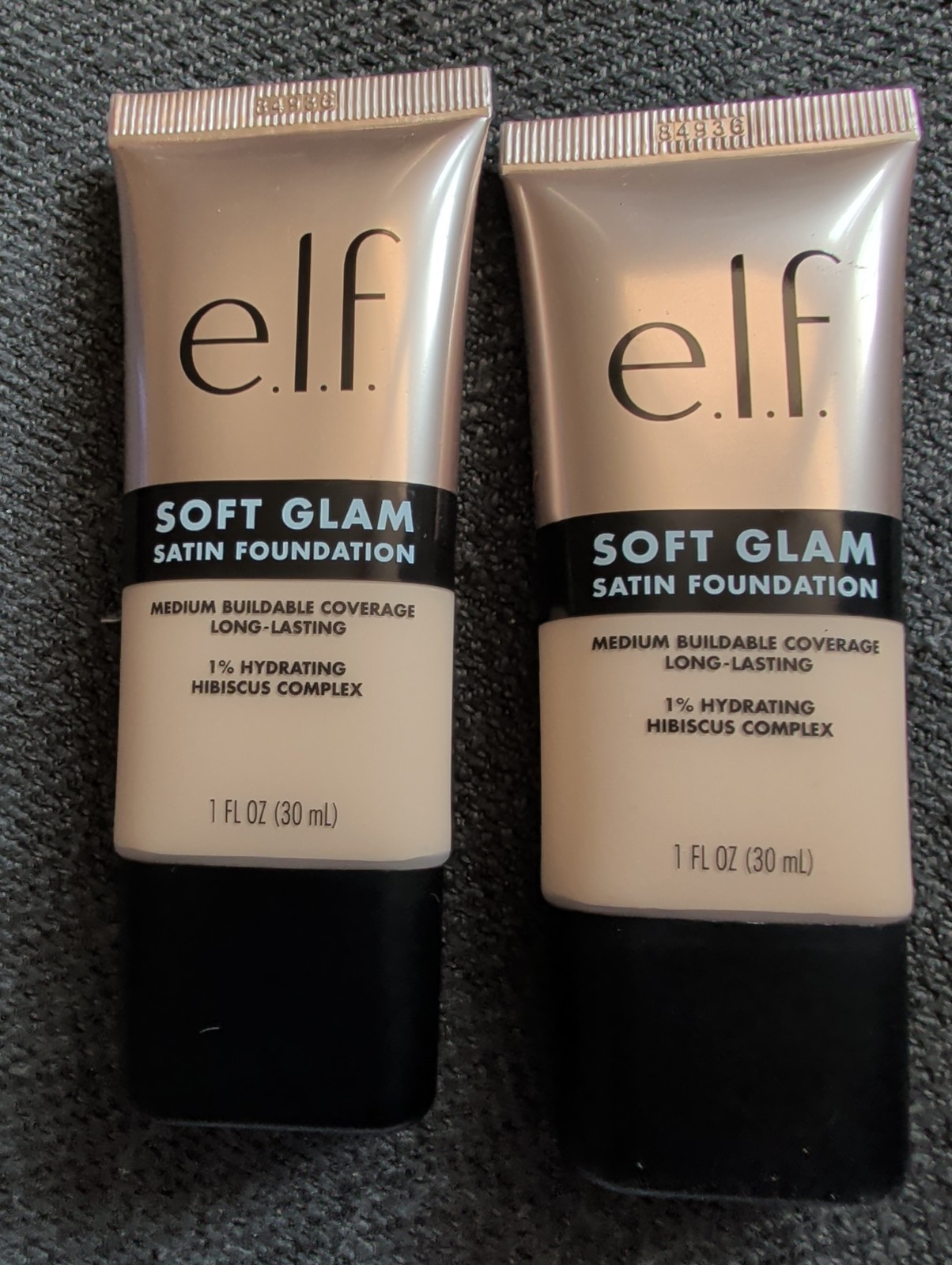 💞 Lot of 2 💞 ELF Soft Glam Satin Foundation Medium Coverage 11 Fair Neutral