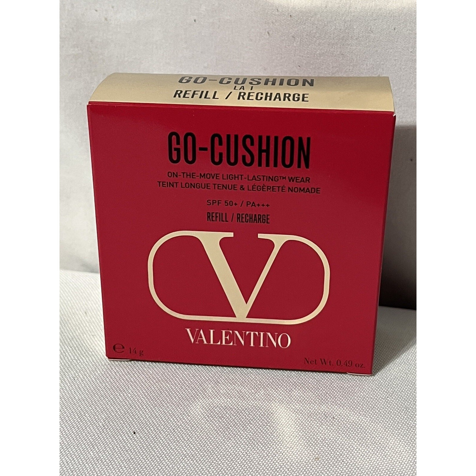 Valentino Beauty Go Cushion LA1 Refill 14g SPF50 NIB Full Size