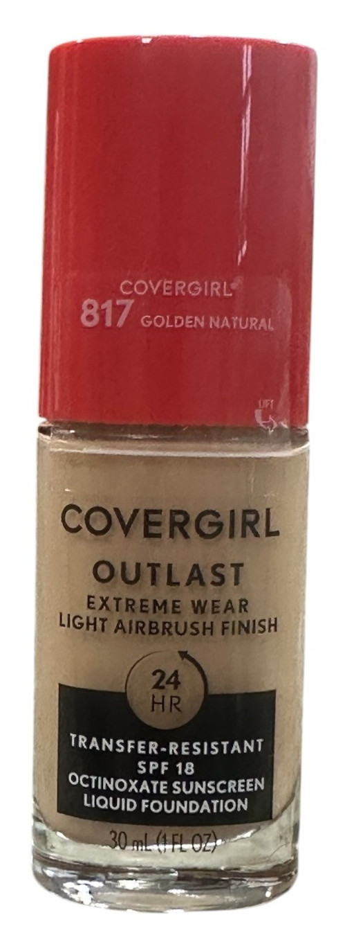 CoverGirl Outlast Extreme Wear Liquid Foundation #817 Golden Natural Exp 1/27