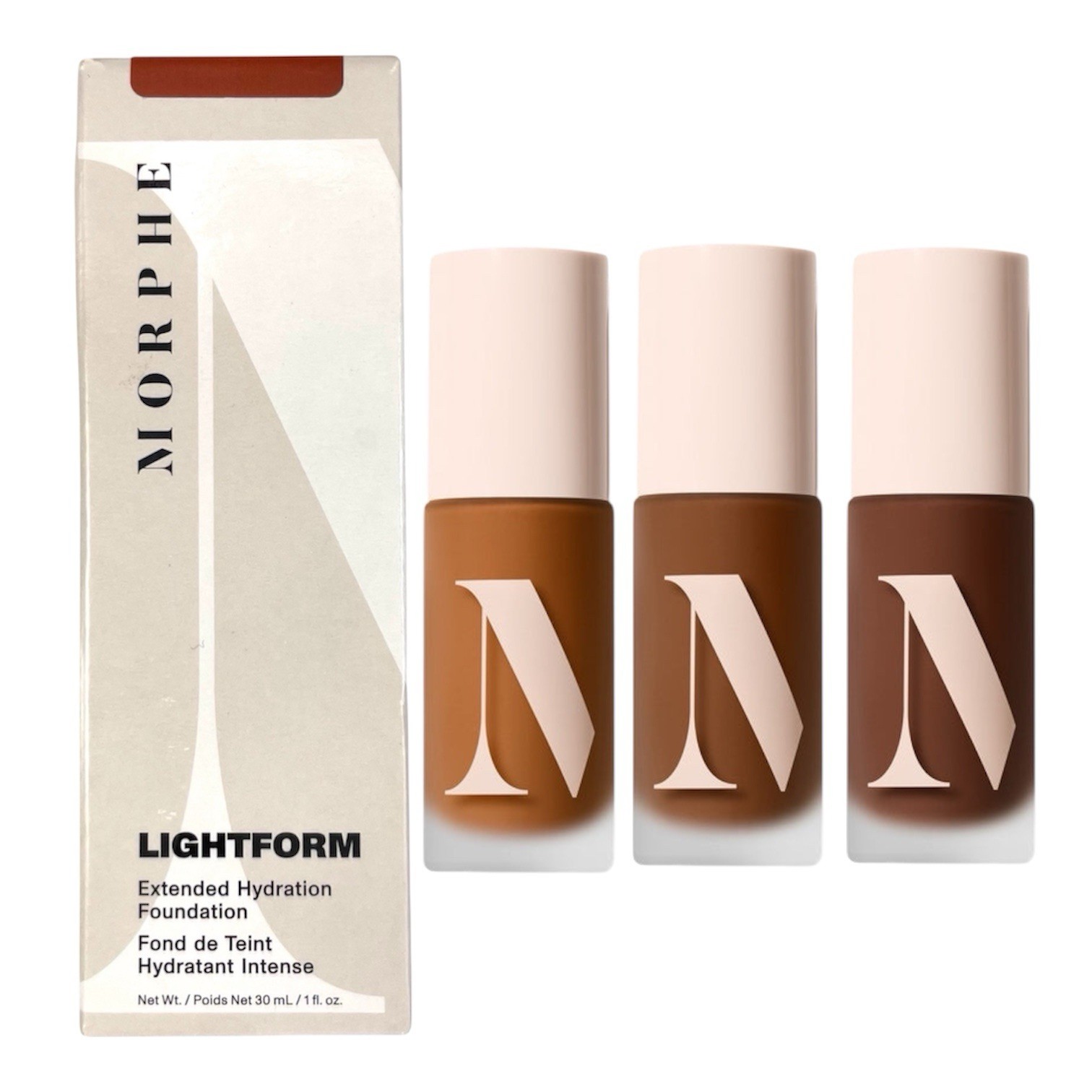 Morphe Lightform Foundation Deep Rich Undertone Hydrating 1oz New Sealed