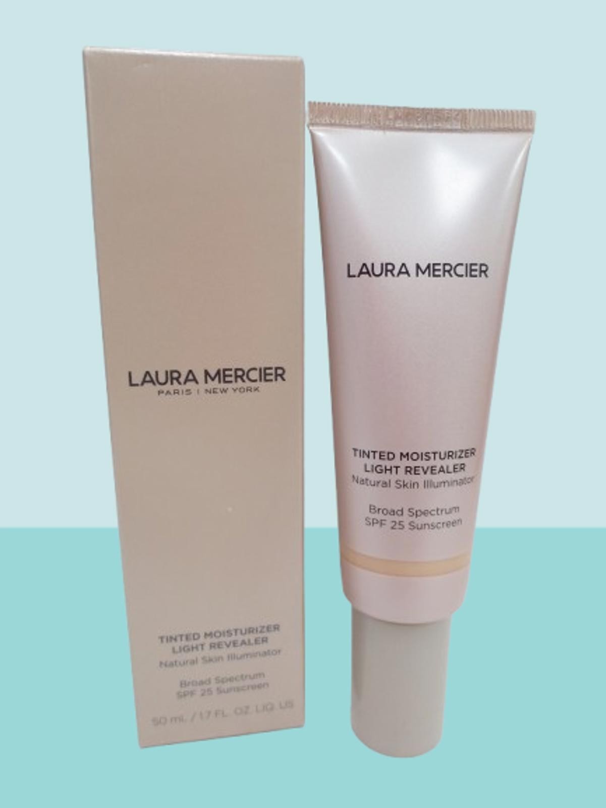 LAURA MERCIER TINTED MOISTURIZER LIGHT REVEALER SPF25 1C0 CAMEO 1.7 OZ EXP:2027
