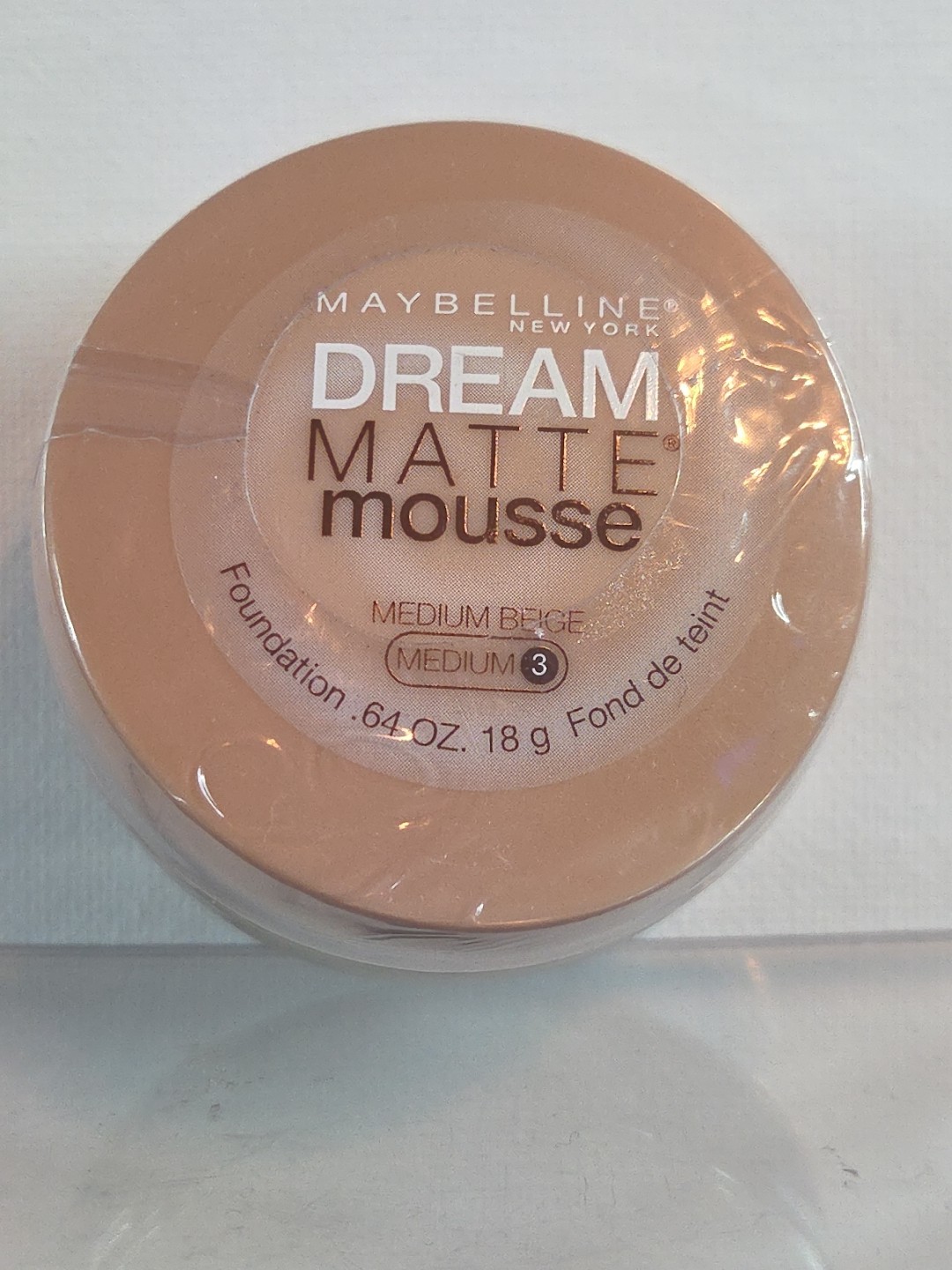 Maybelline New York Dream Matte Mousse foundation in the shade Medium Beige