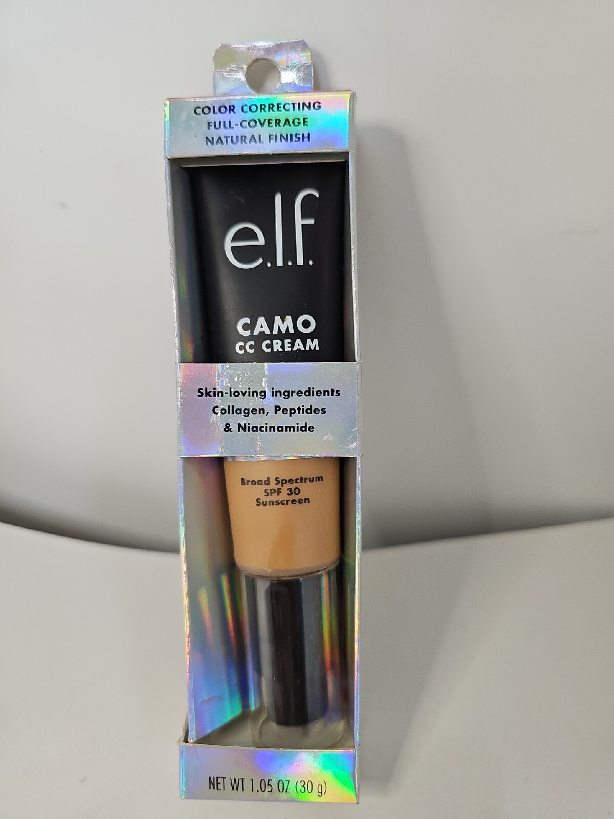 E.L.F Camo CC Cream Color Correcting Full-Coverage Natural Finish T 400 W (1pk)