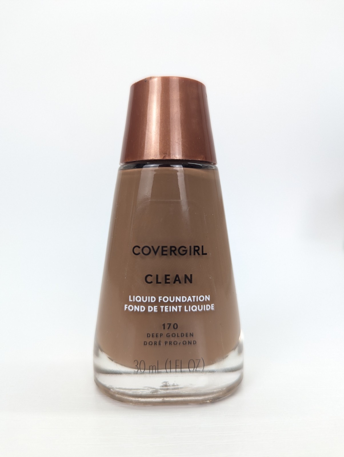Covergirl Clean Liquid Foundation 170 Deep Golden 30mL / 1oz