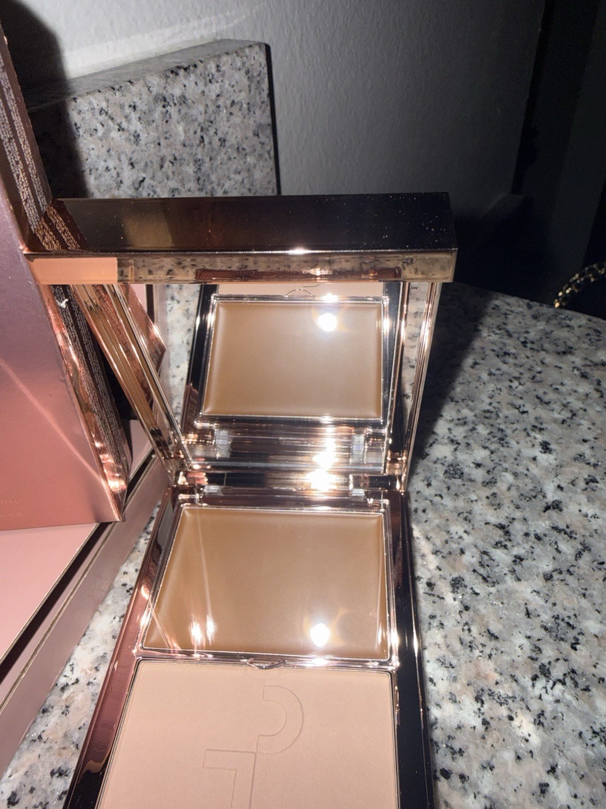 Patrick Ta For Face Creme Foundation & Finishing Powder Duo “TAN 1” FULL SIZE
