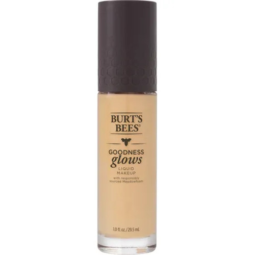 New Burt’s Bees Goodness Glows Liquid Makeup Foundation Buff 1015