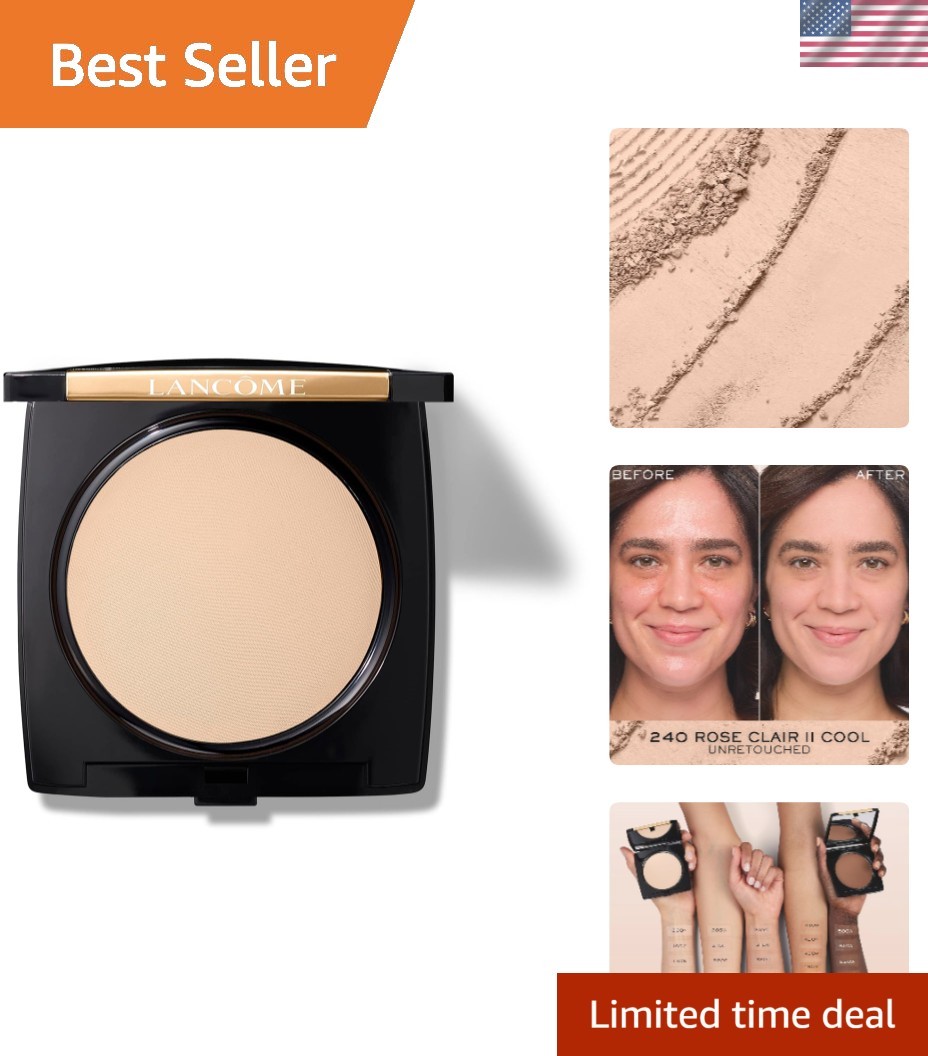 Sheer-to-Full Coverage Dual Finish Powder – Lightweight, Dermatologically Tested