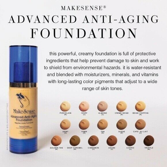 SeneGence MakeSense Advanced Anti-Aging Foundation ⭐️FREE SHIPPING ⭐️