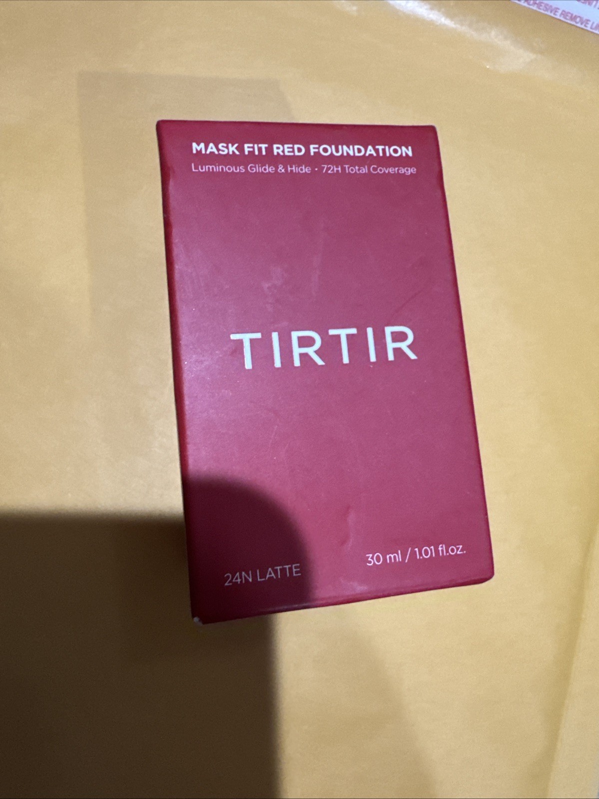 tirtir mask fit red cushion foundation Luminous Glide & Hide 24n Latte 30ml