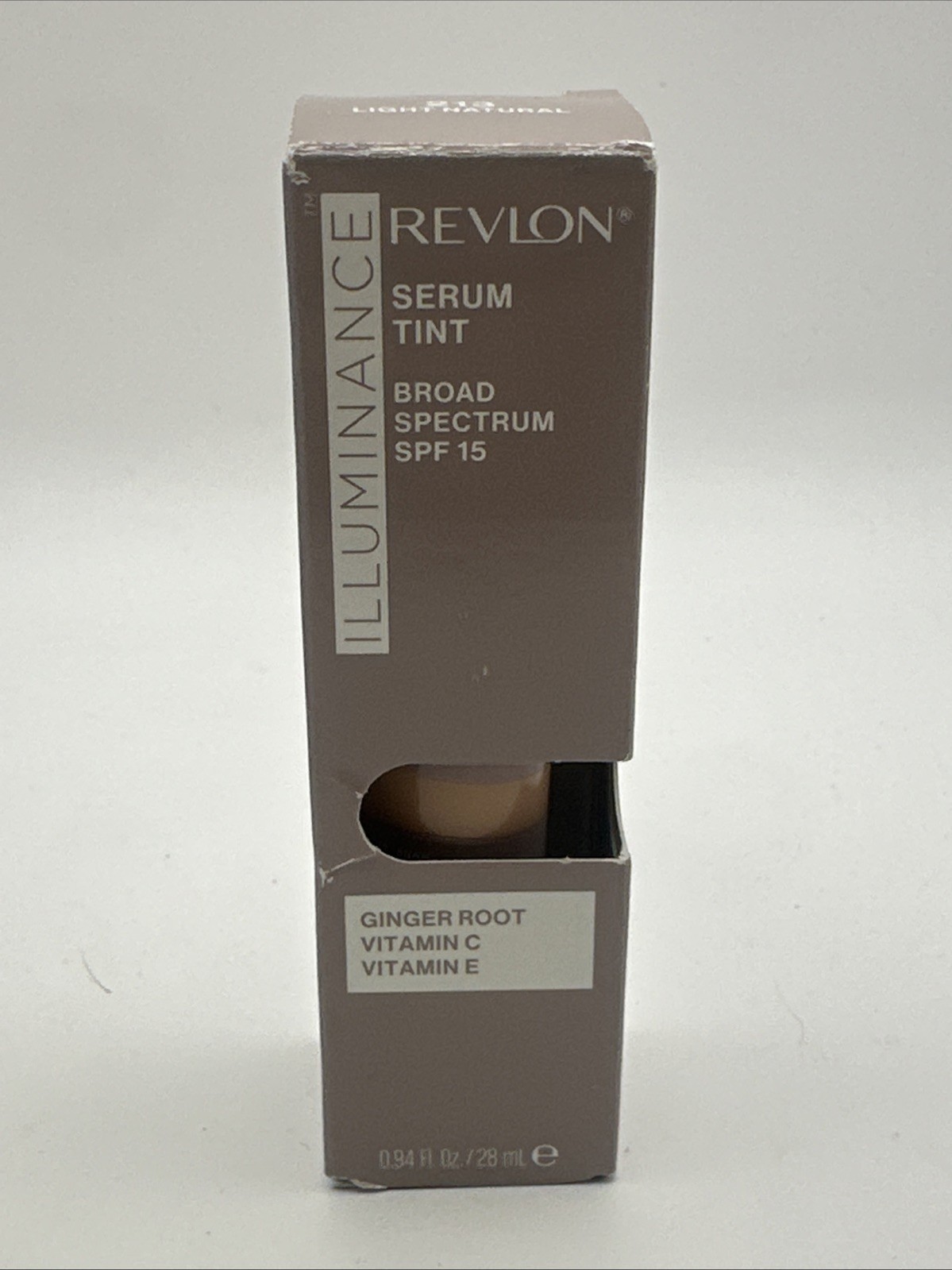 Revlon Illuminance Serum Tint, Liquid Foundation, Light Natural, 0.94 fl oz.