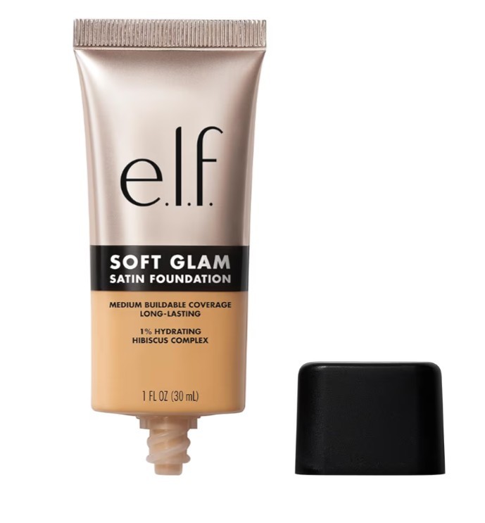 e.l.f. Soft Glam Foundation, Medium warm 30 1 Fl Oz (Pack of 1),