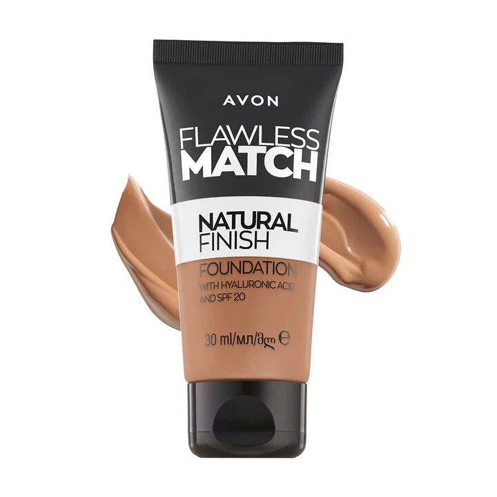 Avon Flawless Match Natural Finish Liquid Foundation SPF20 | 30 ml Various Shade
