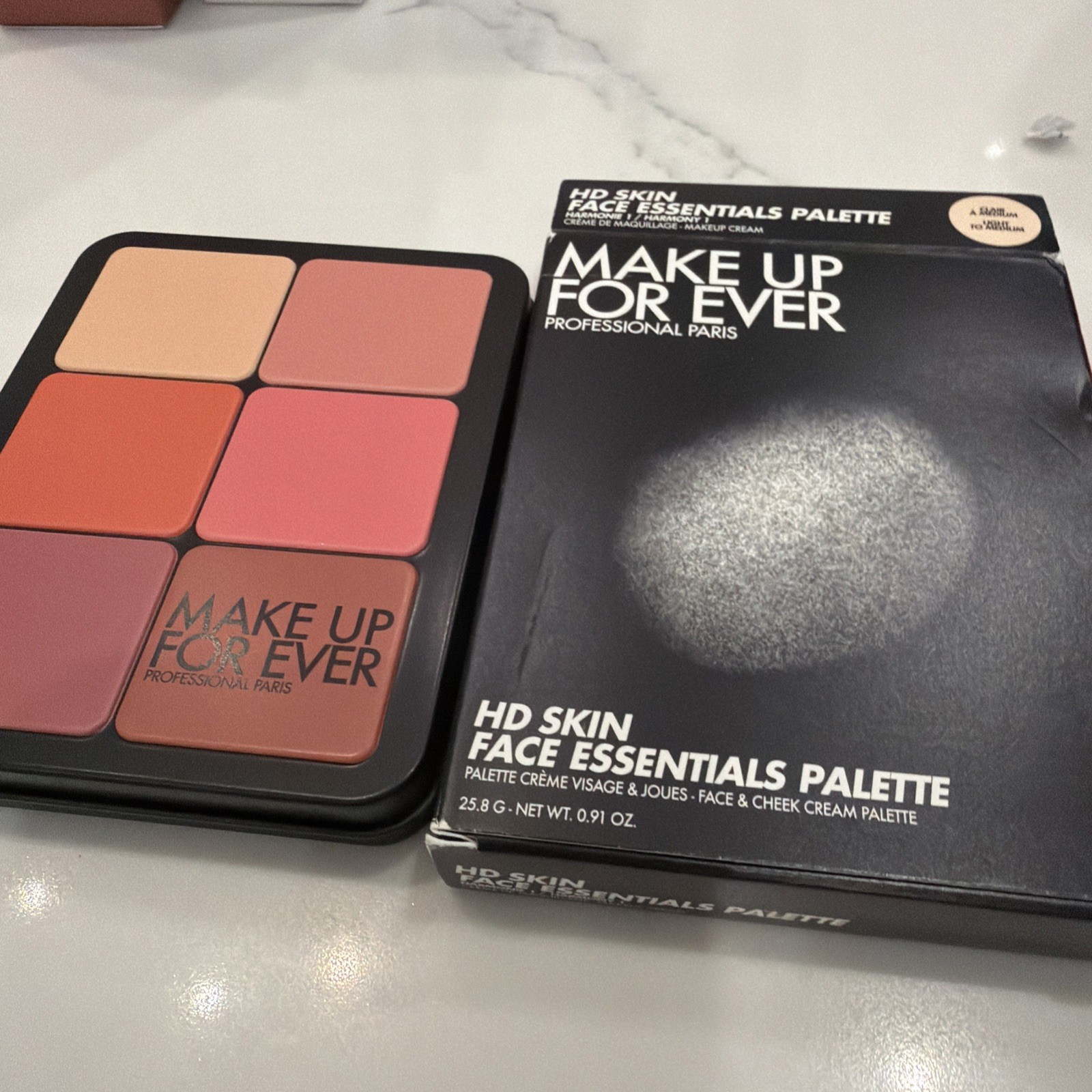 MAKE UP FOR EVER HD Skin Face Essentials Cream Palette -Light to Medium -0.91 OZ