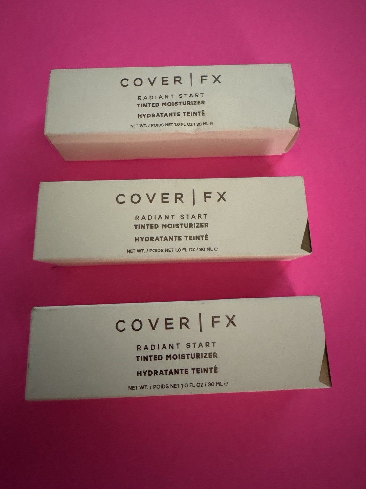 Cover FX Radiant Start Tinted Moisturizer 1oz Shade 8 ONLY AVAILABLE